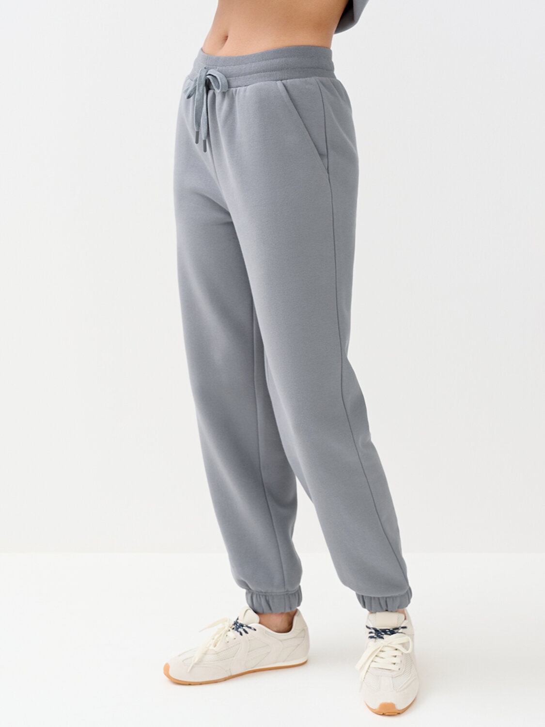 Omsa Брюки 569188 OmD 3235С Брюки джоггеры жен. утепленные, CO+PE Grigio (Серый)