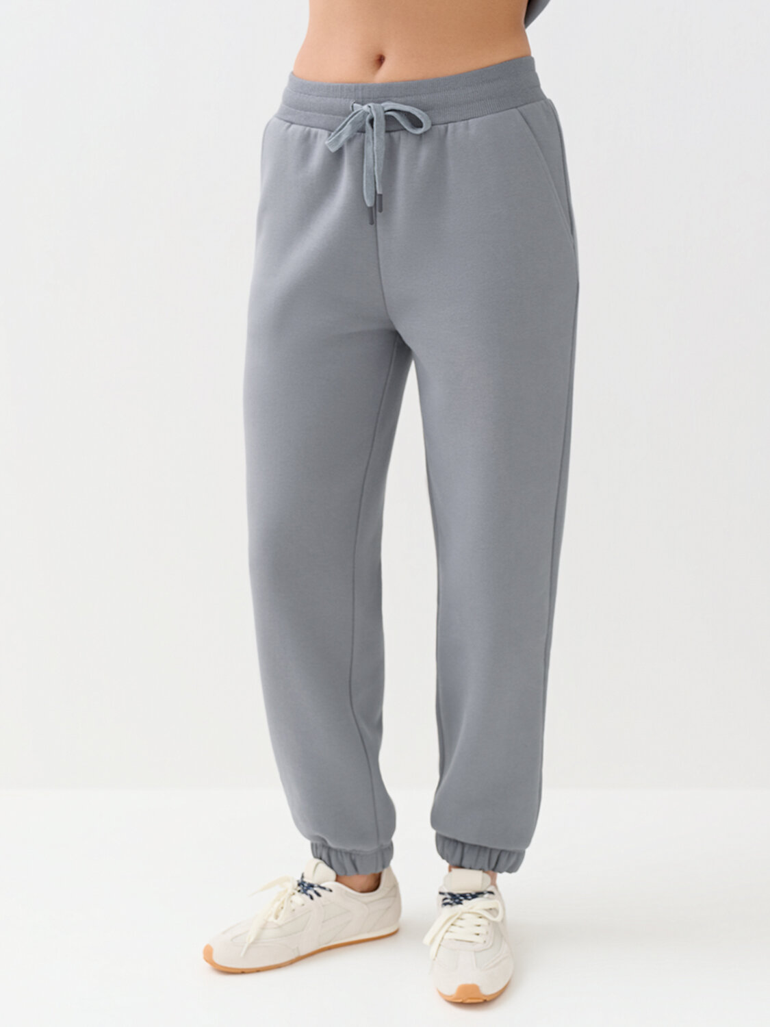 Omsa Брюки 569188 OmD 3235С Брюки джоггеры жен. утепленные, CO+PE Grigio (Серый)