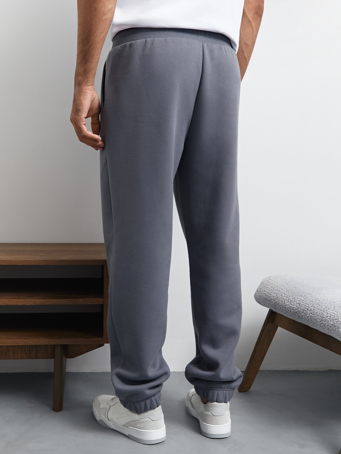 Omsa Брюки 569189 OmU 3235С Брюки джоггеры муж. утепленные, CO+PE Grigio (Серый)