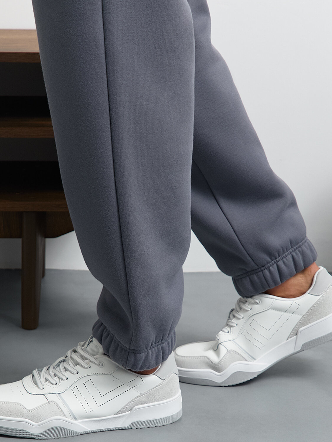 Omsa Брюки 569189 OmU 3235С Брюки джоггеры муж. утепленные, CO+PE Grigio (Серый)