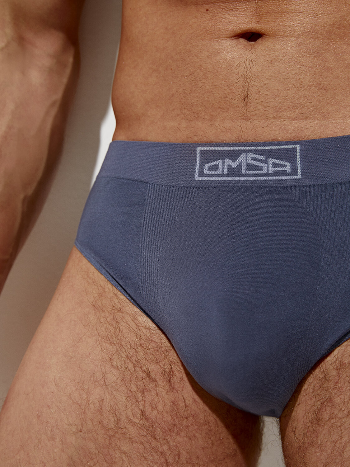 Omsa Трусы 569199 OmB 2225 Слипы муж. бесшовные, VI Grafite (Серый)