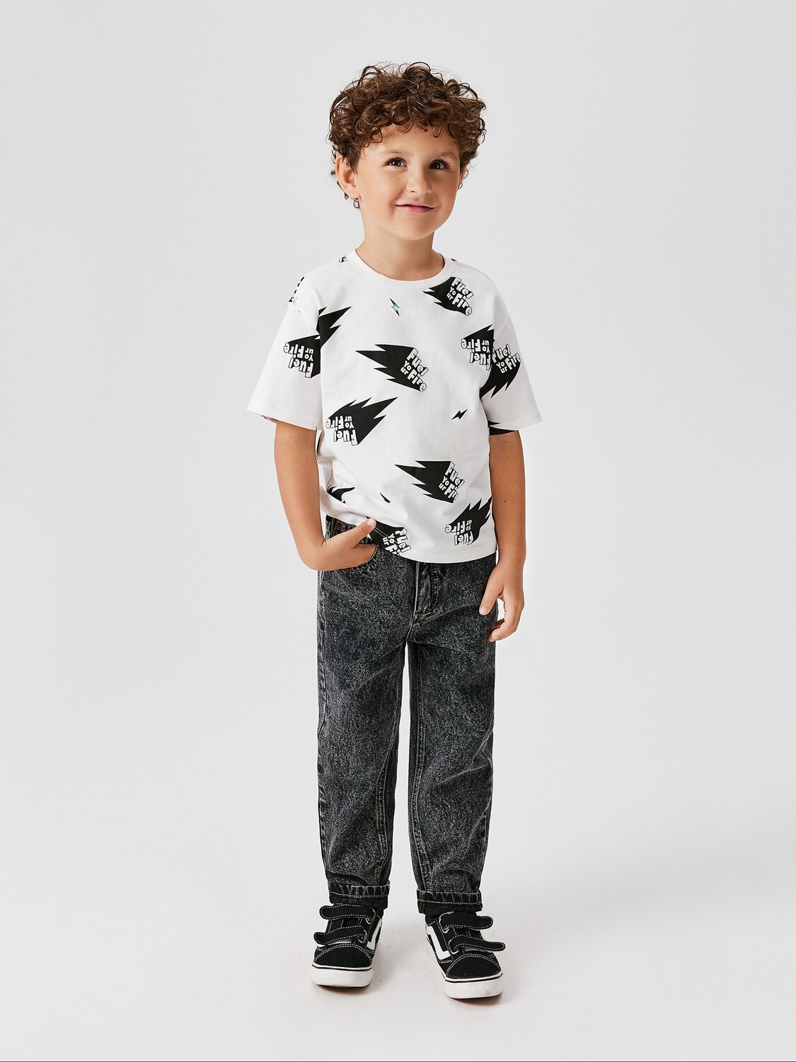 Acoola Футболка 569222 20120510280 черно-белый принт