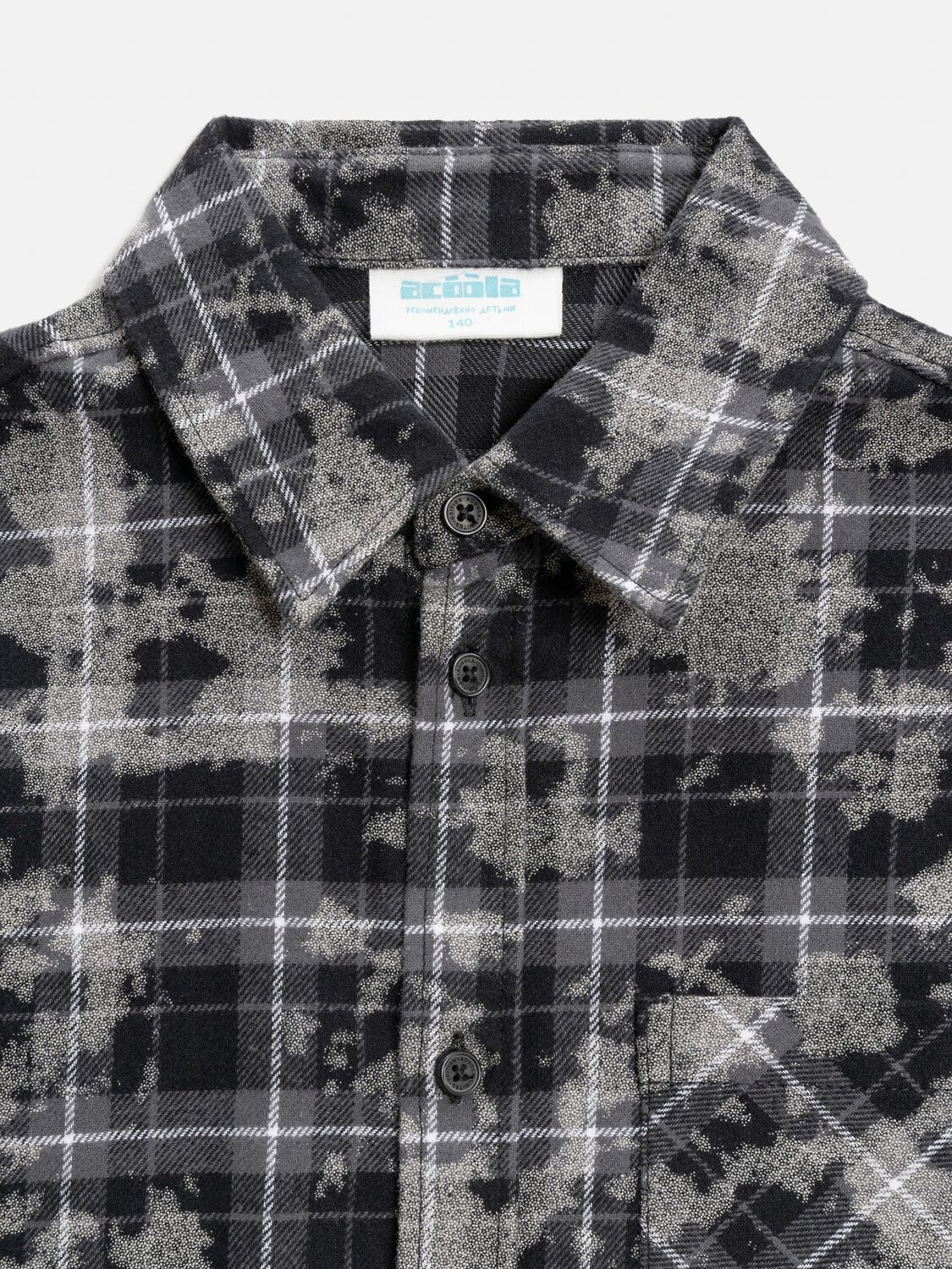 Acoola Сорочка 569261 20110280212 серая клетка