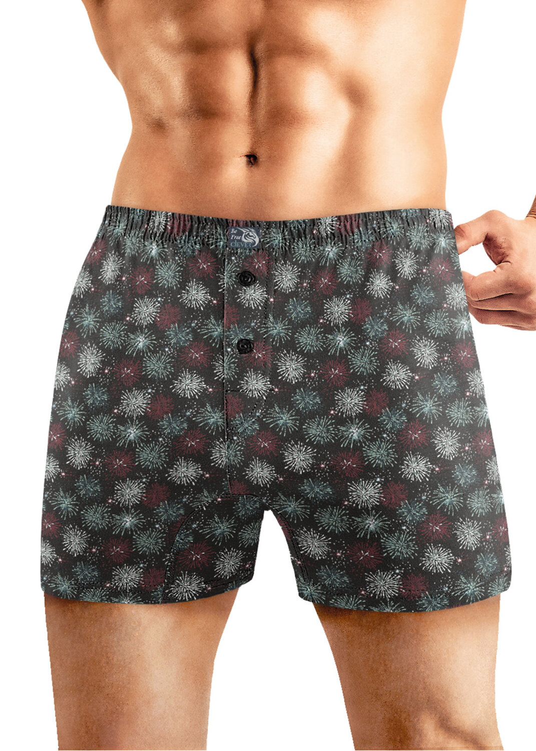 CLEVER Трусы 569382 MBX451541 чёрный/бордовый