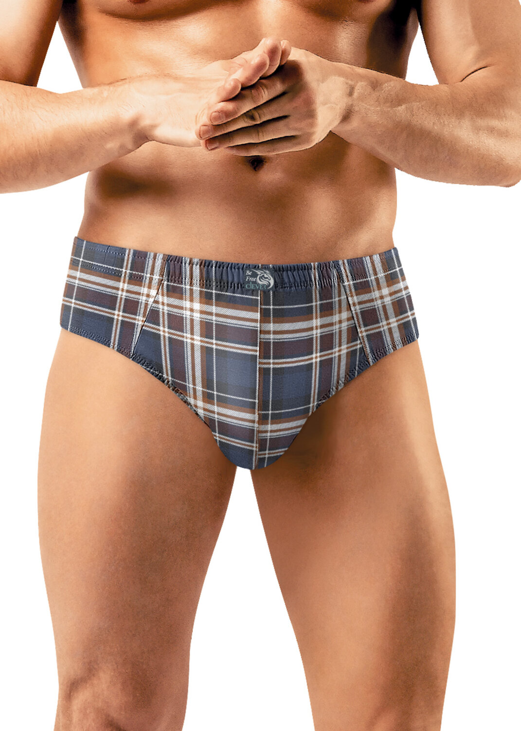 CLEVER Трусы 569391 MC451511 т.синий/коричневый