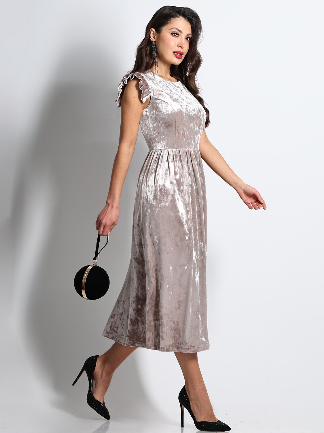 DStrend Платье 569429 ЮС-1052 Бежевый