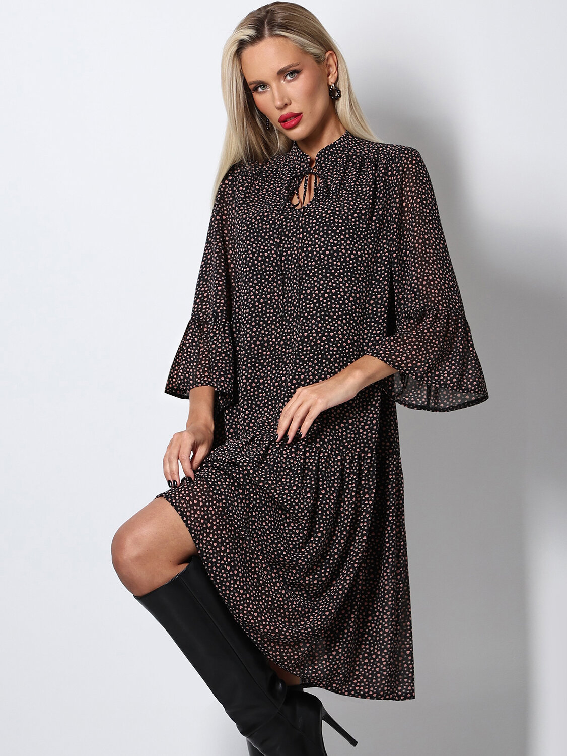 DStrend Платье 569432 ПМ-0959 Чёрный