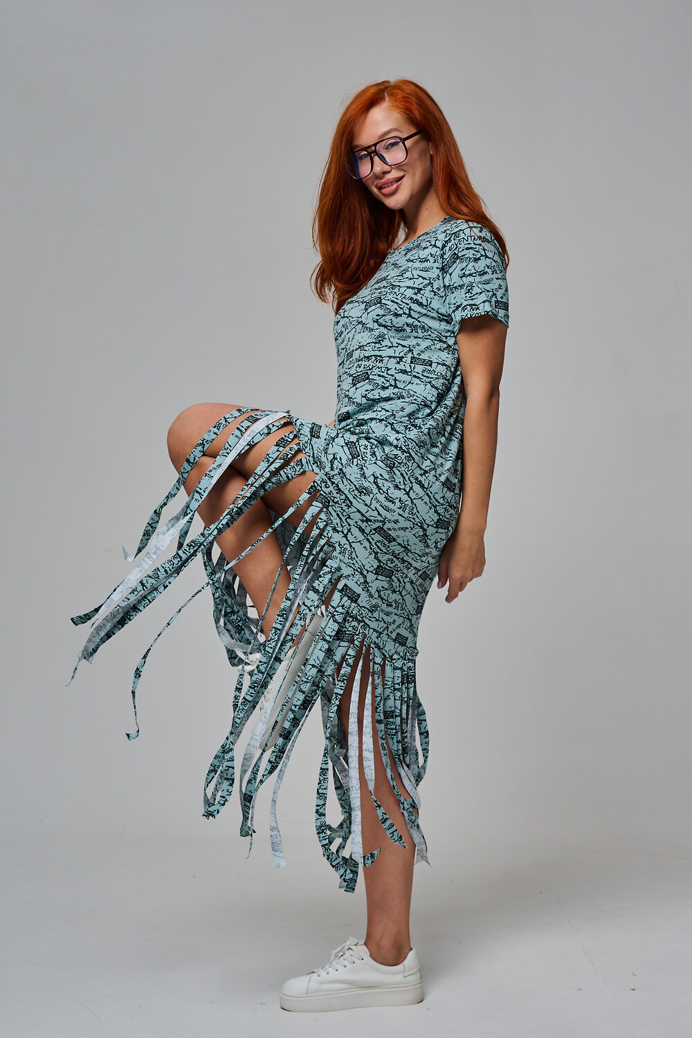 Натали Платье 569433 7480 буквы на ментоле