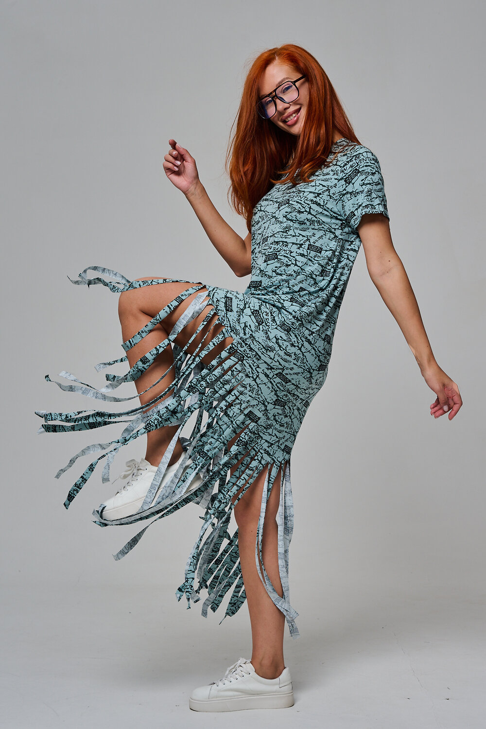 Натали Платье 569433 7480 буквы на ментоле