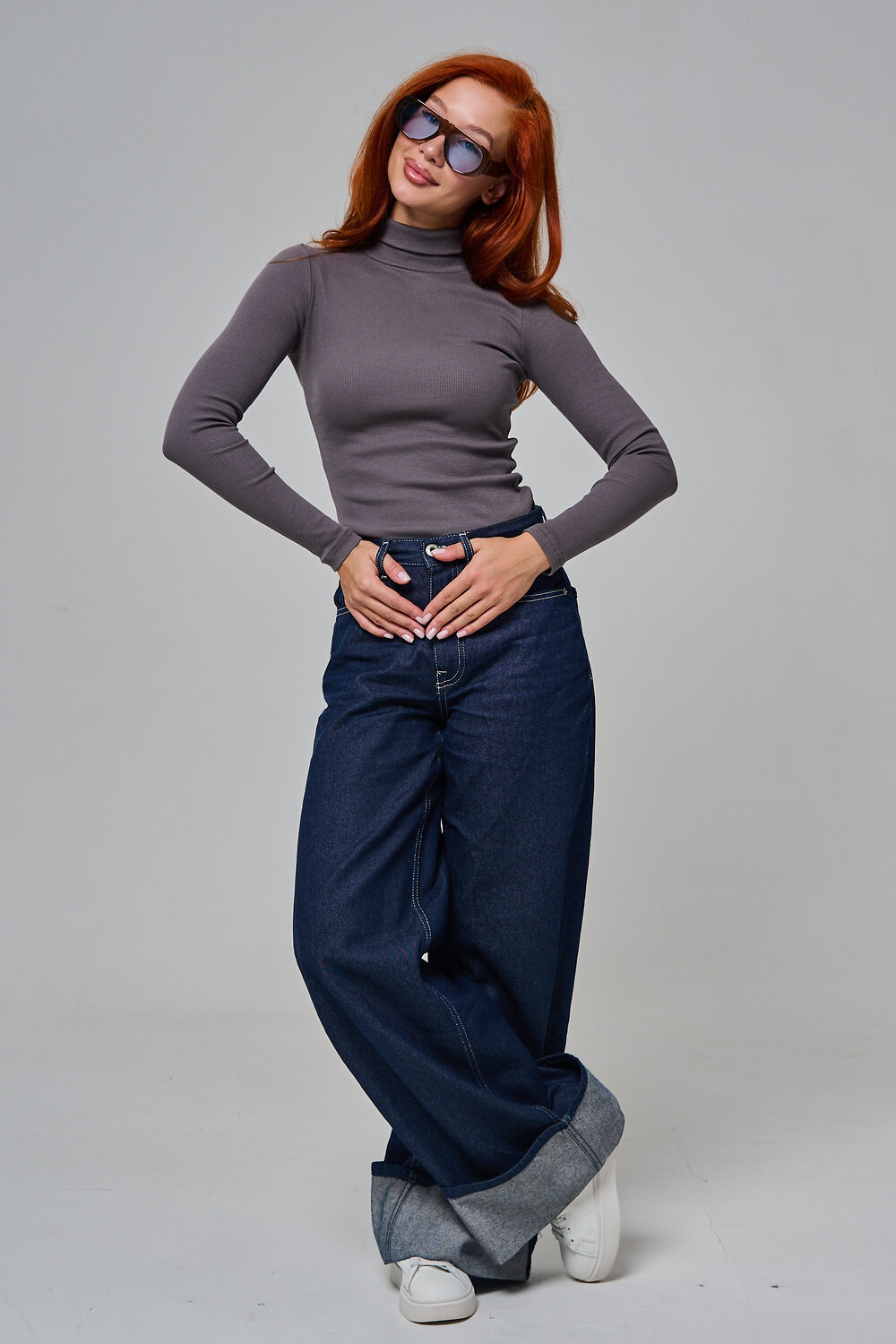 Натали Водолазка 569438 14439 темно-серый