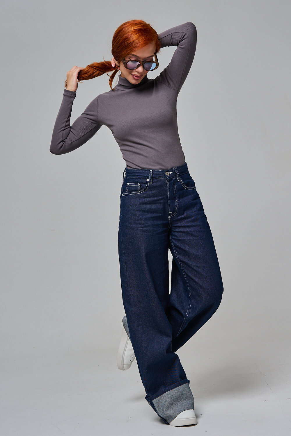 Натали Водолазка 569438 14439 темно-серый