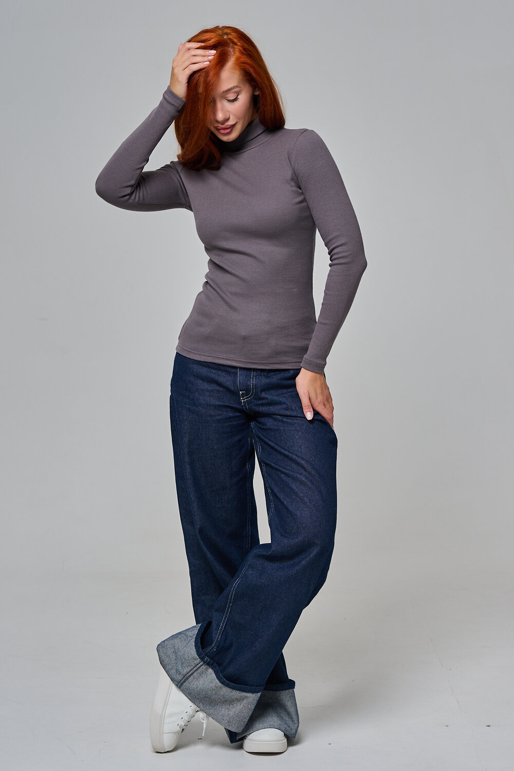 Натали Водолазка 569438 14439 темно-серый