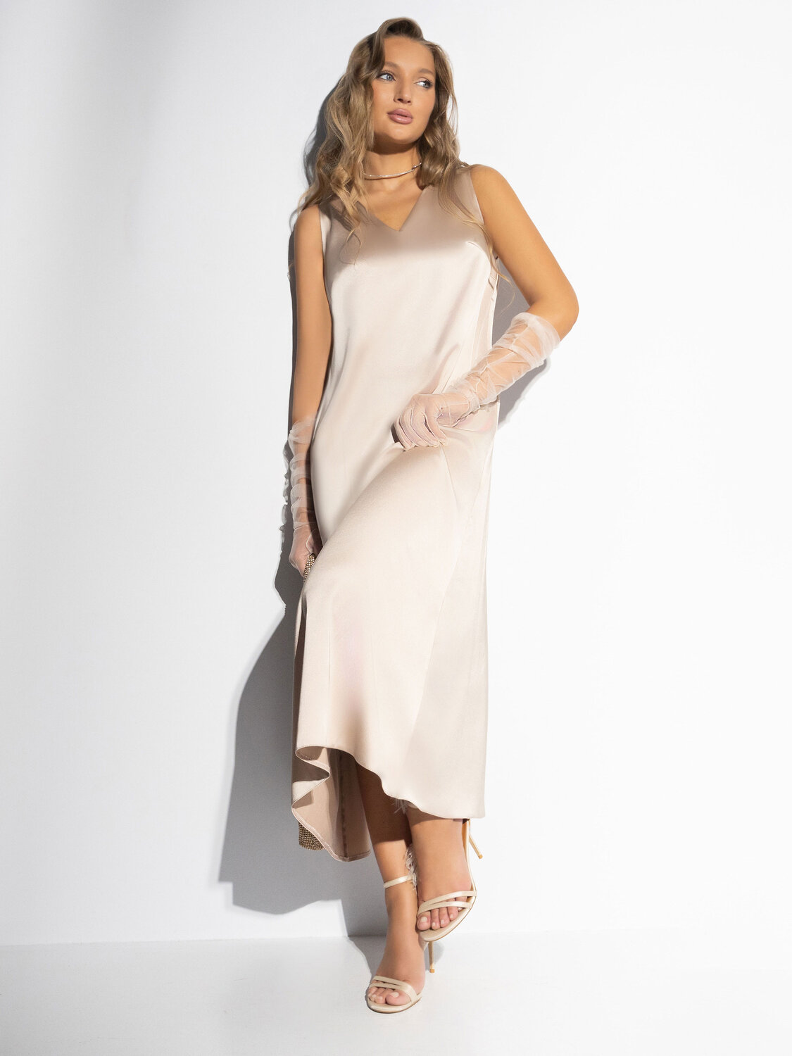 CHARUTTI Платье 569448 12359 Бежевый