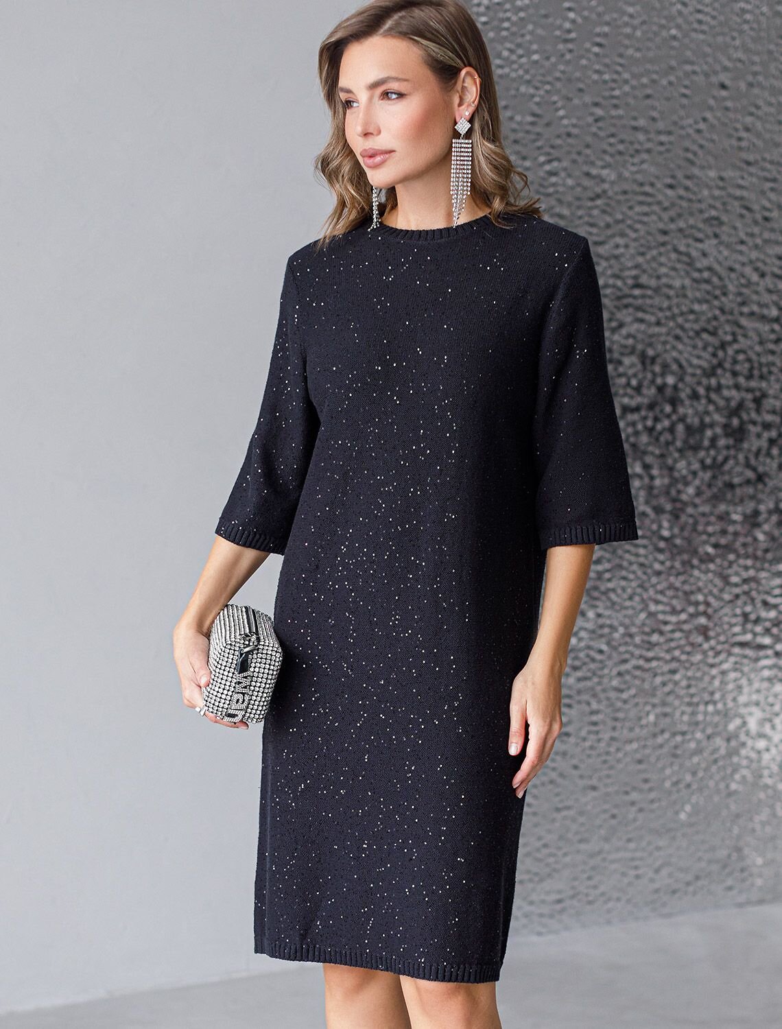 VILATTE Платье 569460 D32.113 черный