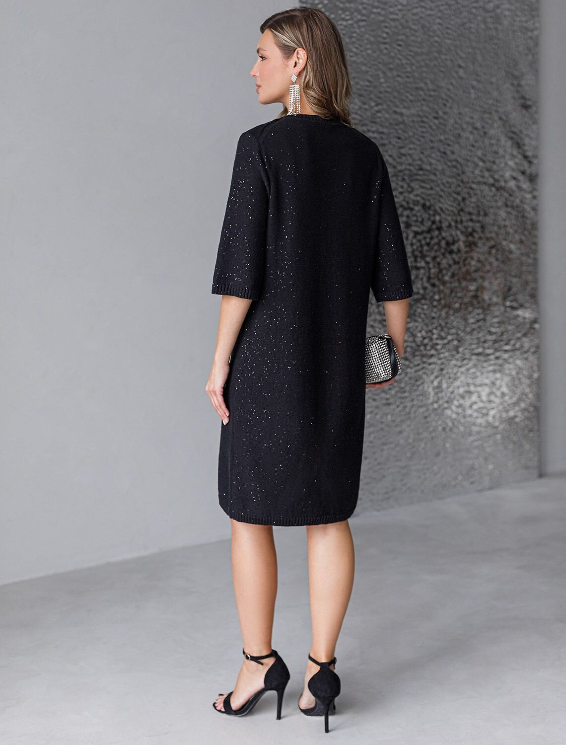 VILATTE Платье 569460 D32.113 черный