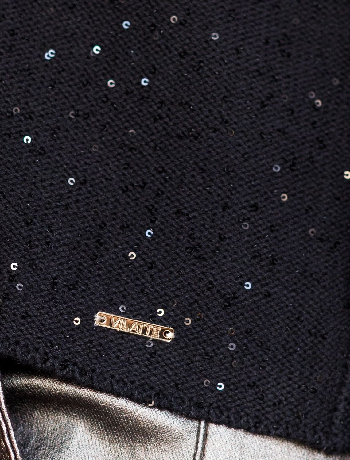 VILATTE Джемпер 569462 D39.363 черный