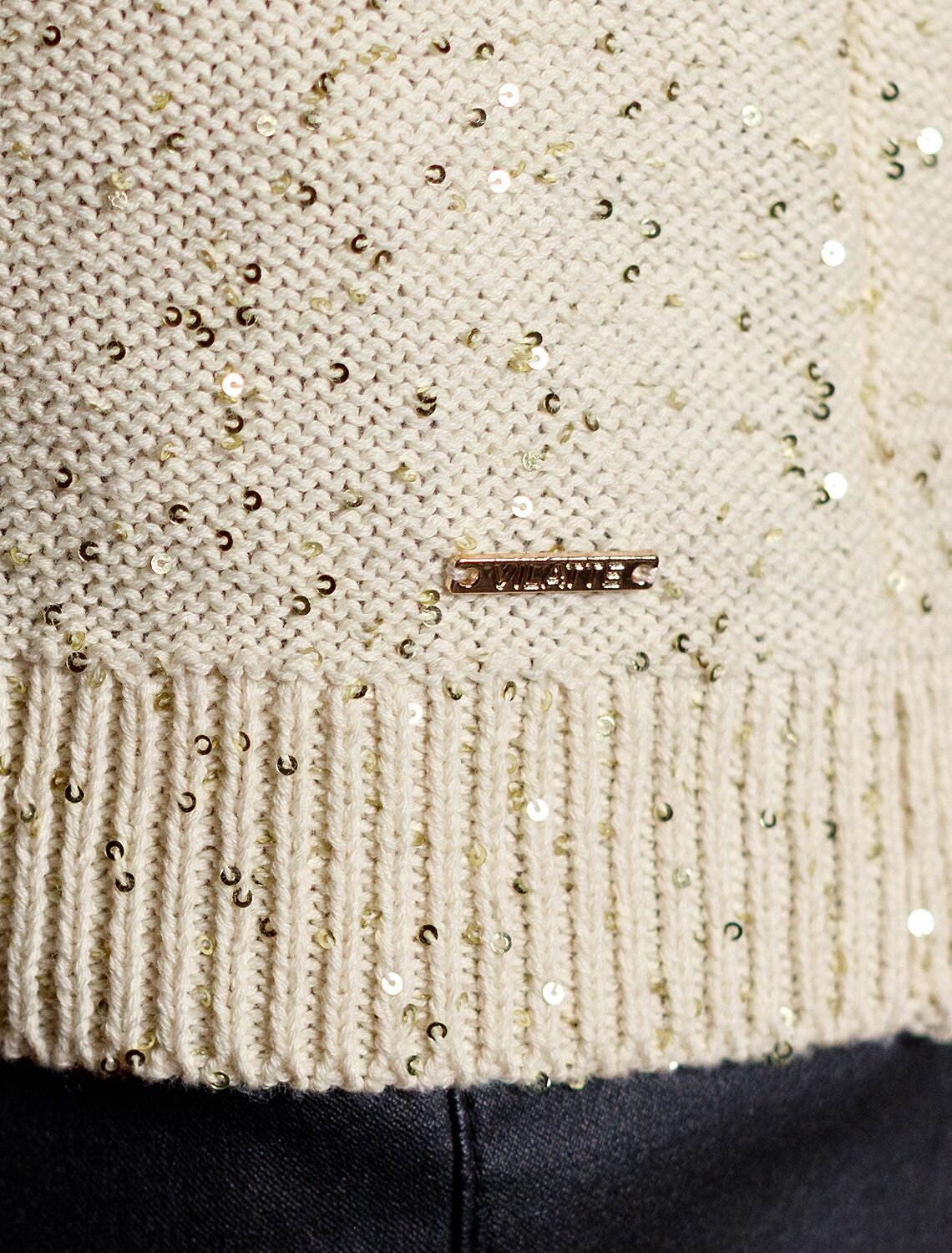 VILATTE Джемпер 569464 D39.365 бежевый