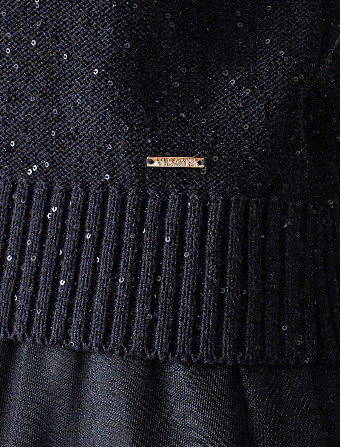 VILATTE Джемпер 569465 D39.371 черный