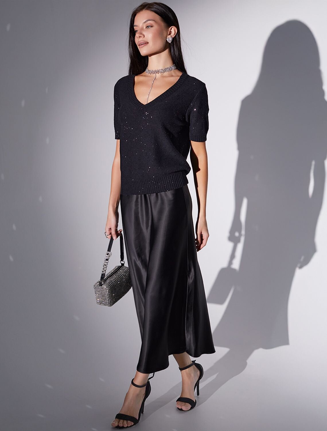 VILATTE Джемпер 569465 D39.371 черный