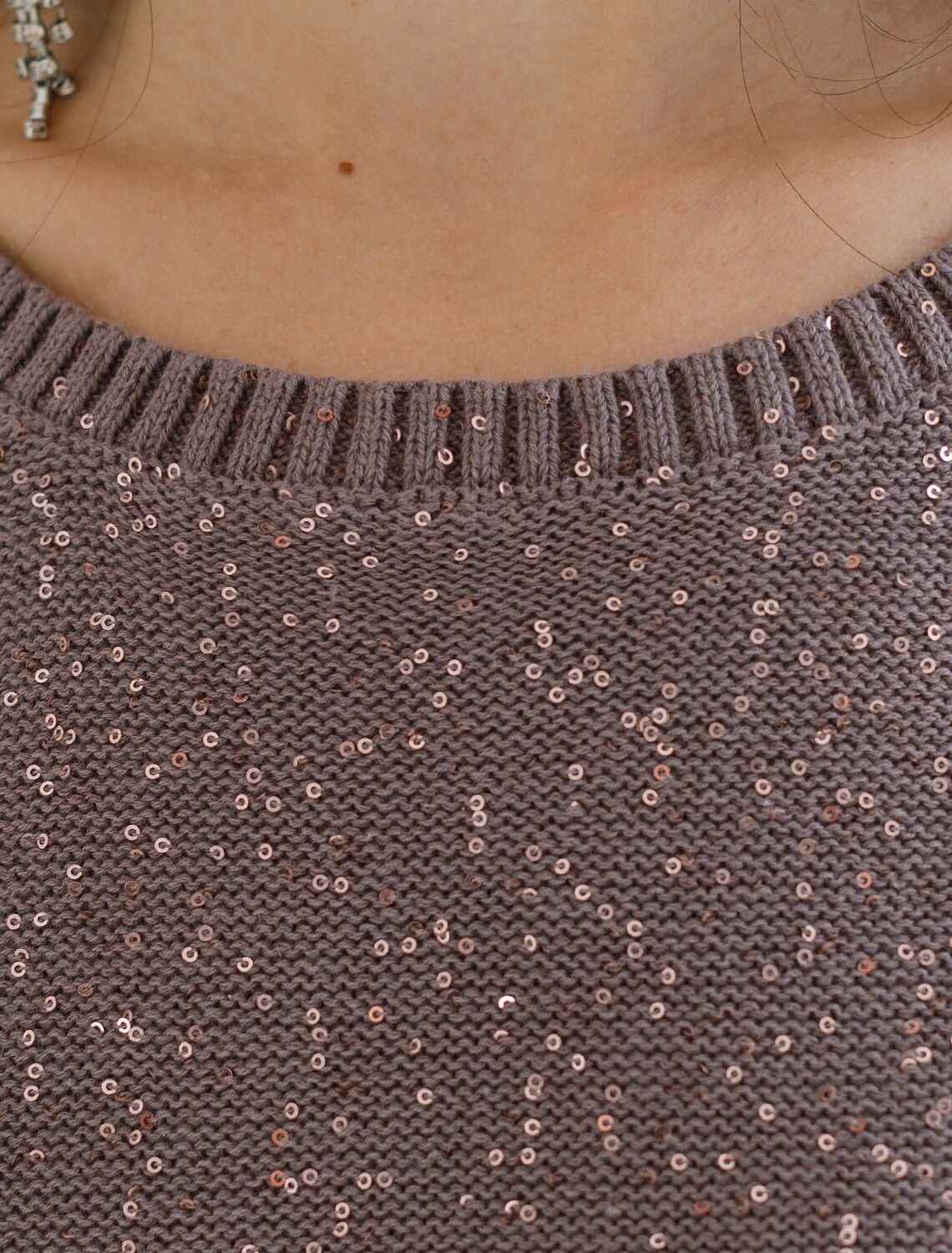 VILATTE Джемпер 569467 D39.367 кофейный