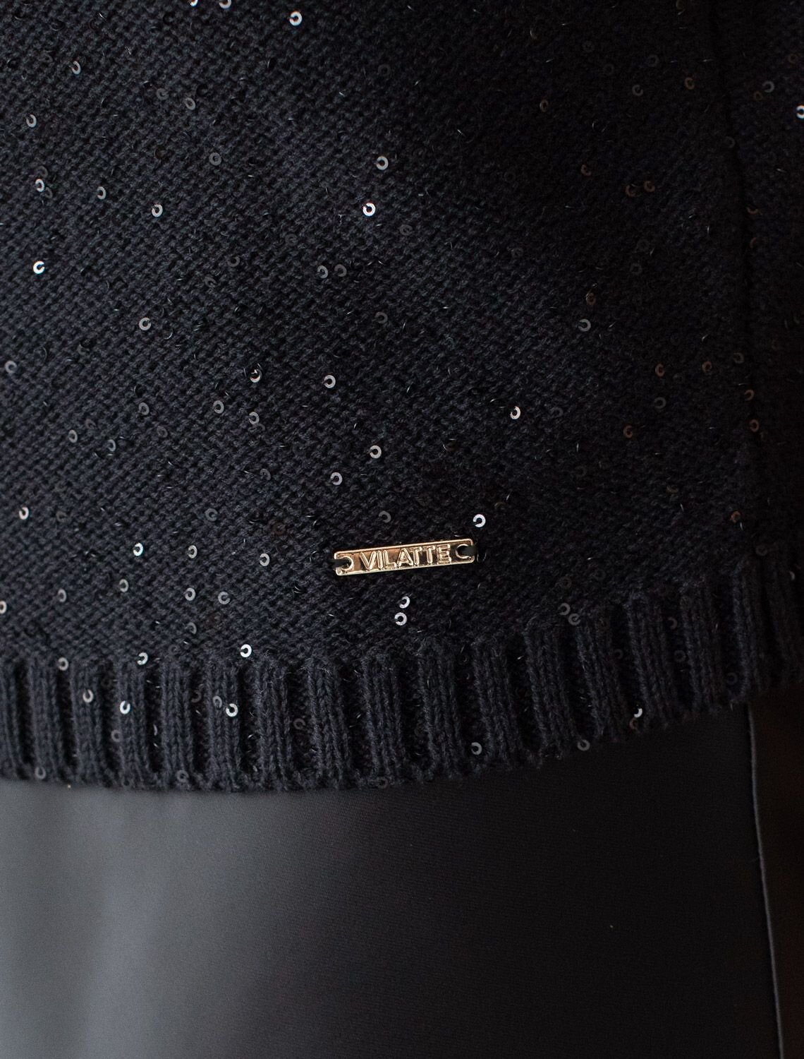 VILATTE Джемпер 569468 D39.367 черный