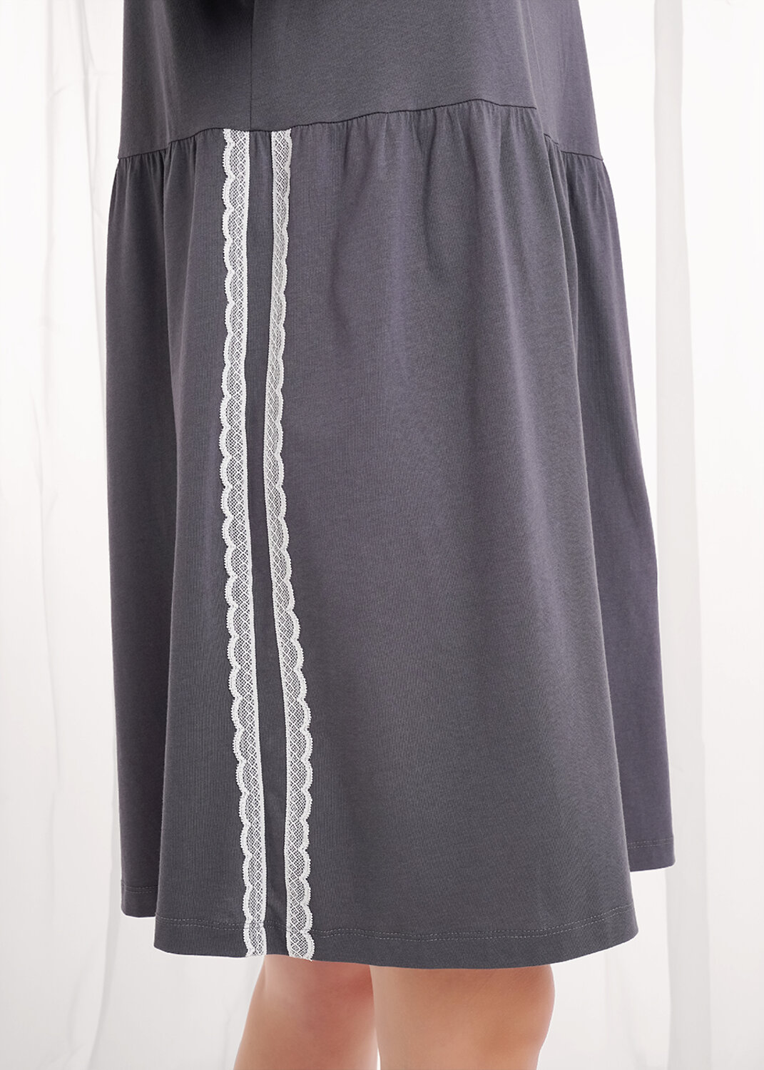 CLEVER Платье 569471 LDR26-1210/1 т.серый