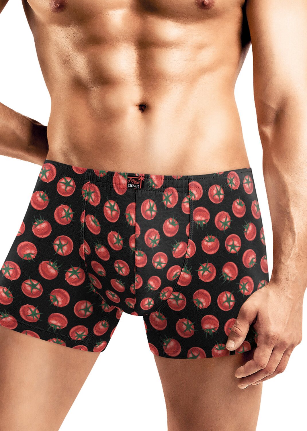 CLEVER Трусы 569498 MSH451821 чёрный/красный