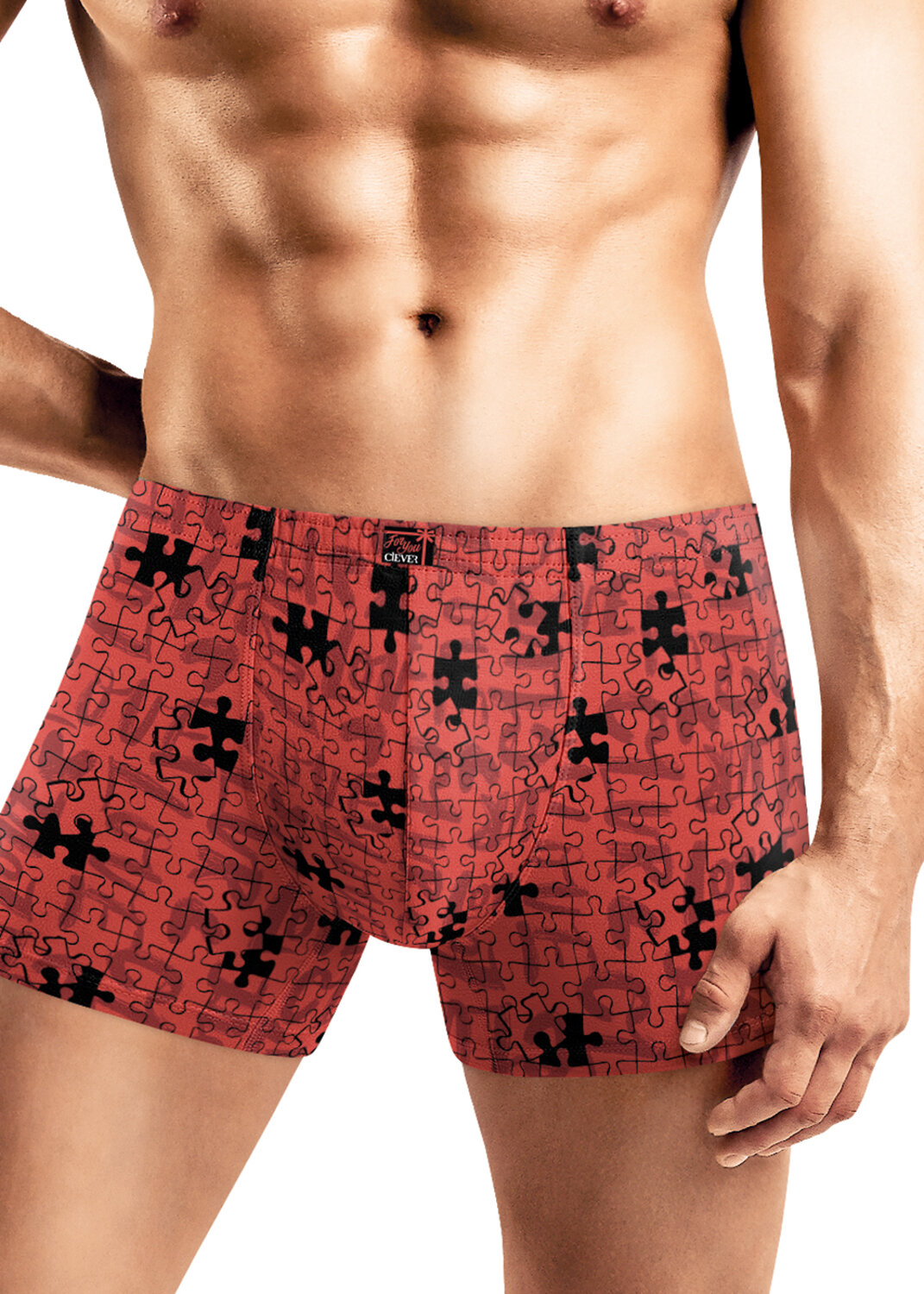 CLEVER Трусы 569499 MSH451831 красный/чёрный
