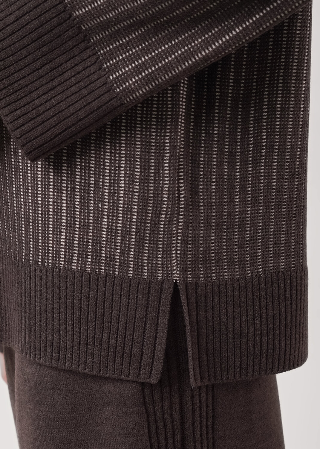 CLEVER Джемпер 569520 154597/192ак меланж бежевый