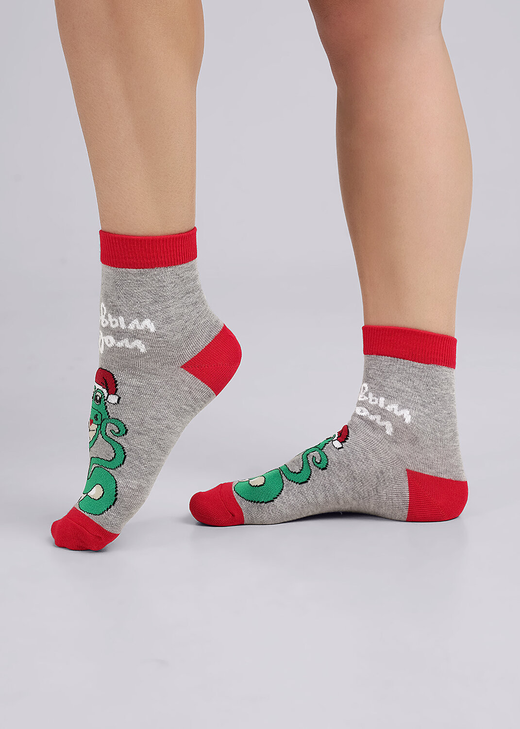 CLEVER Носки 569544 Д2459 меланж серый