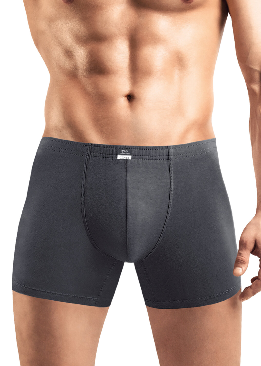 CLEVER Трусы 569547 MSHL608710/8maxi меланж т.серый