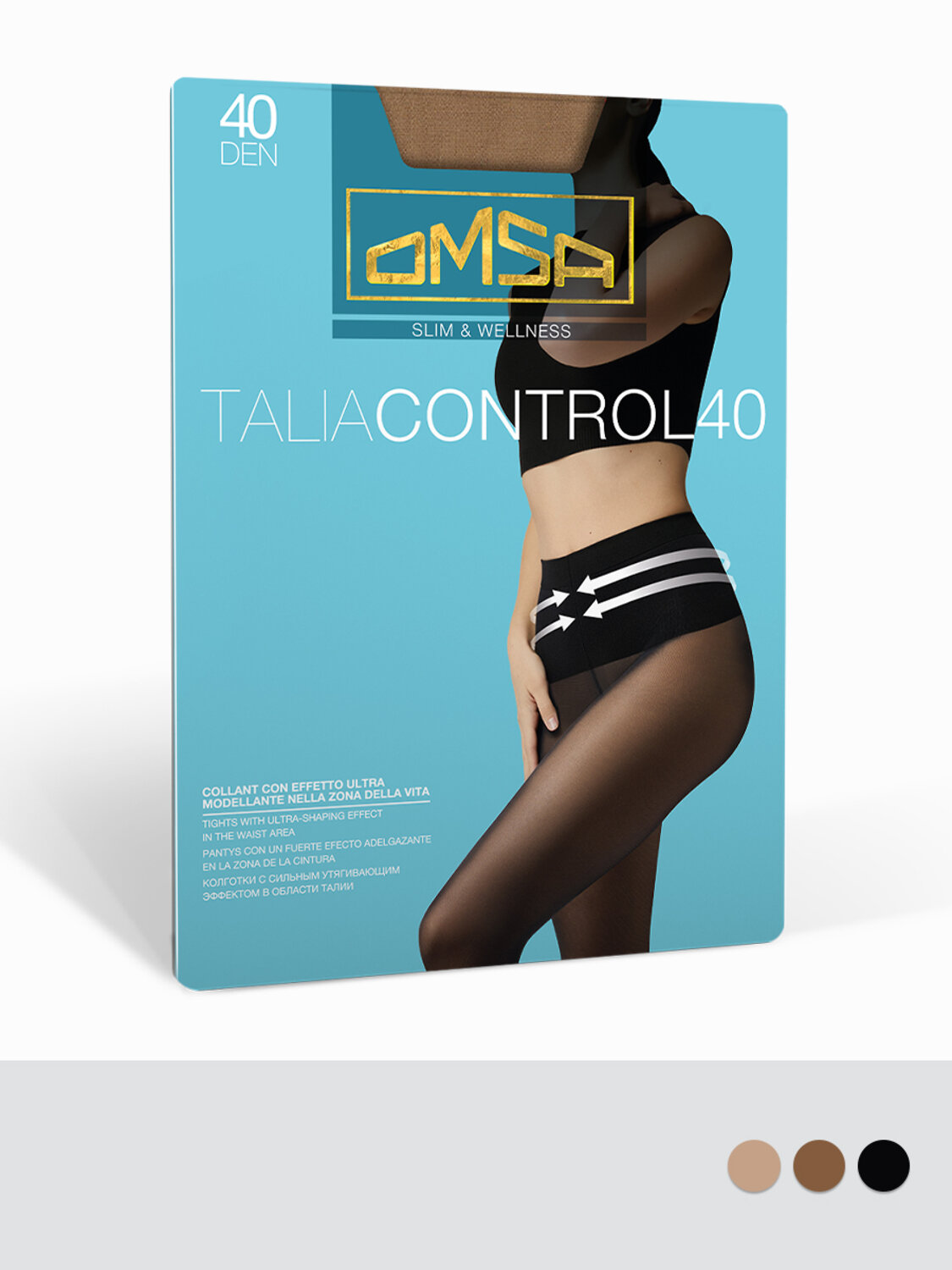 Omsa Колготки 569570 TALIA CONTROL 40 (утяжка талии) 