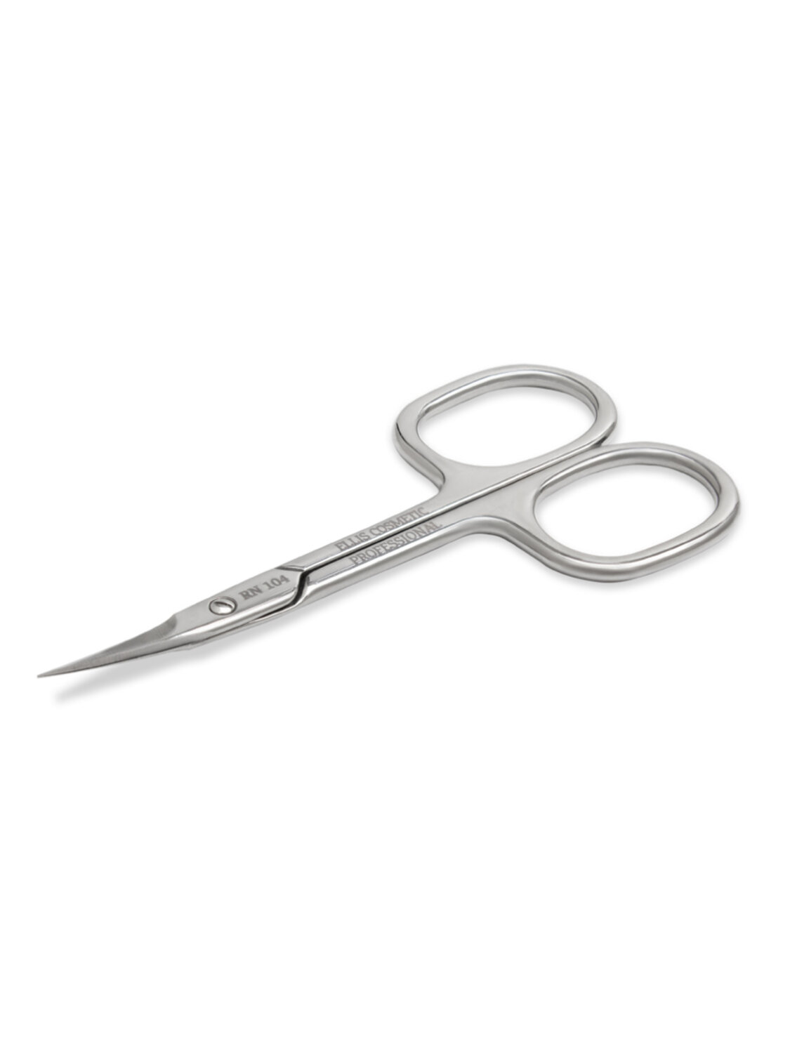 Ellis Cosmetic Ножницы маникюрные для кутикулы изогнутые / RN 104, глянцевые, ручная заточка, 9,3 см 569576 28130 