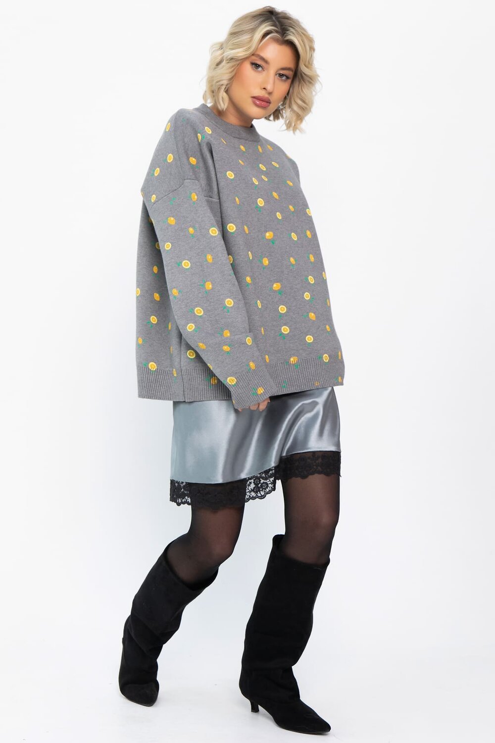 LT Collection Юбка 569605 Ю14799-7М серебро