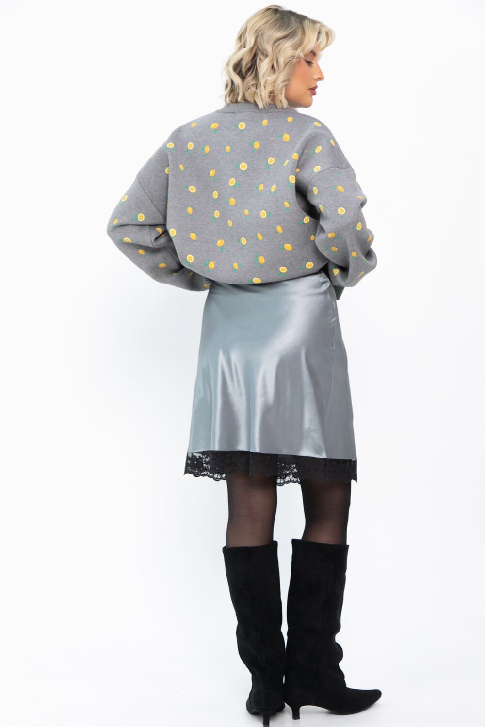 LT Collection Юбка 569605 Ю14799-7М серебро