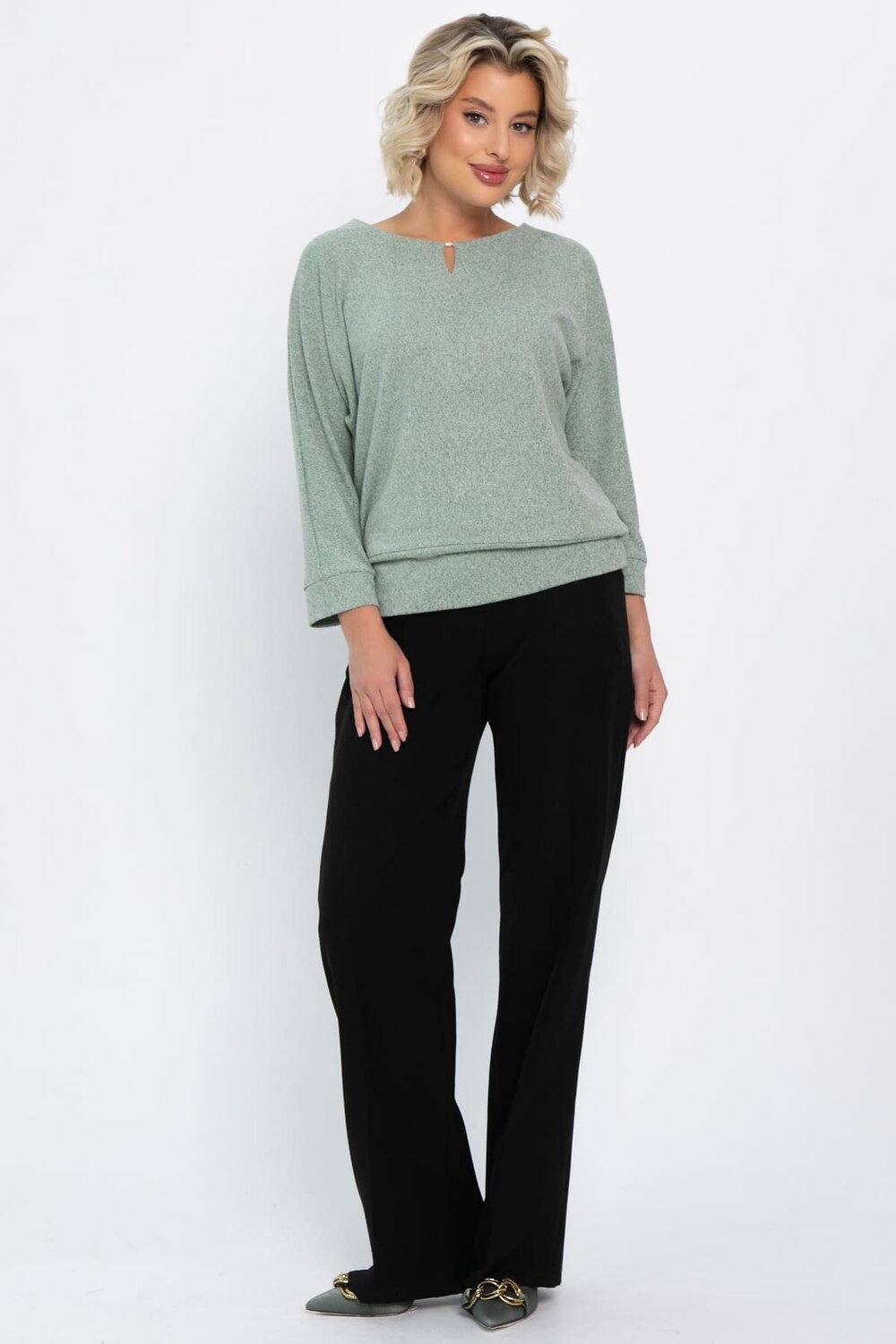 LT Collection Джемпер 569613 Б14788-50М фисташковый