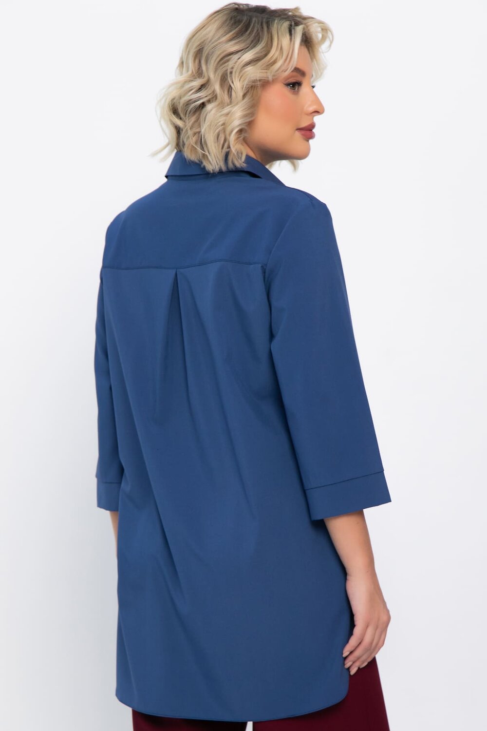 LT Collection Блуза 569619 Б14737-3М синий