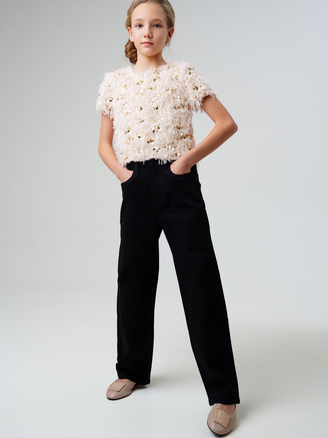 PLAYTODAY Блузка 569652 42521013 светло-бежевый