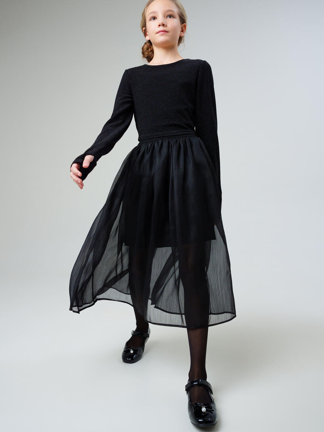 PLAYTODAY Джемпер 569659 42521018 черный,серебряный