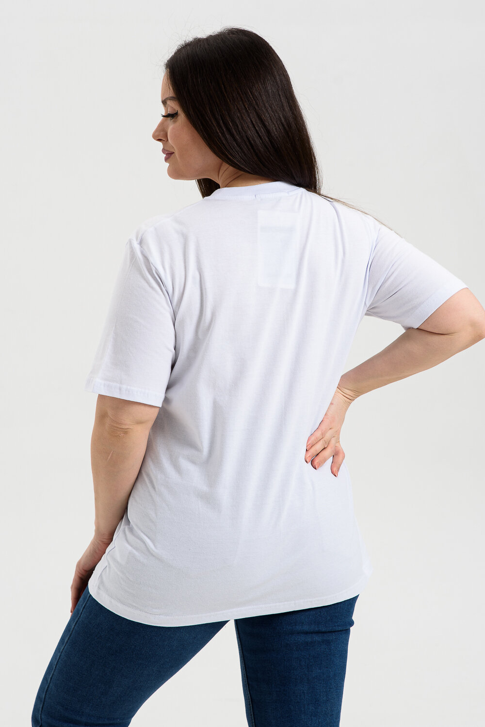 Натали Футболка 569698 8540 белый+вась