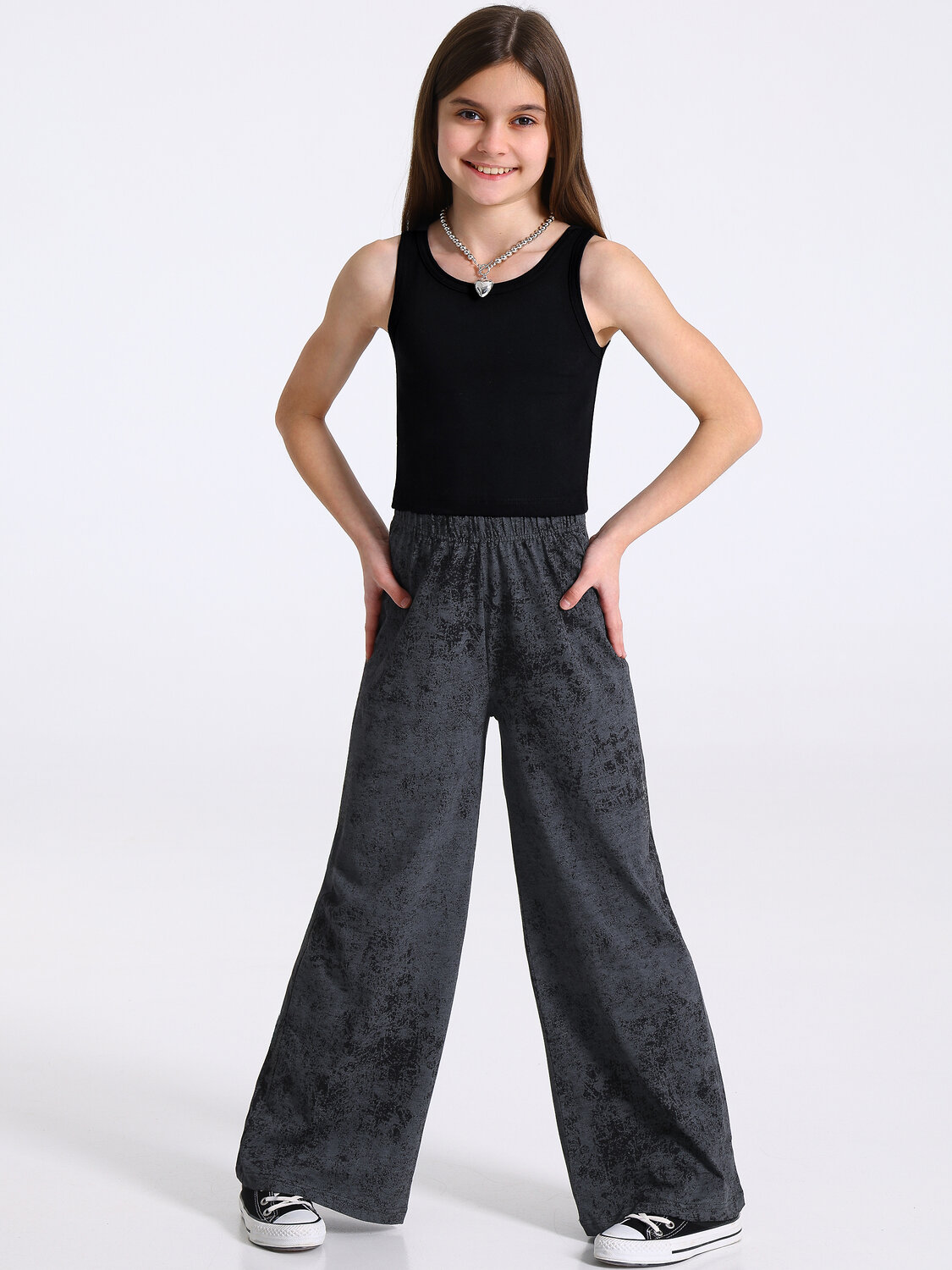 Апрель Брюки 569734 1ДББ4611001н варенка темно-серый