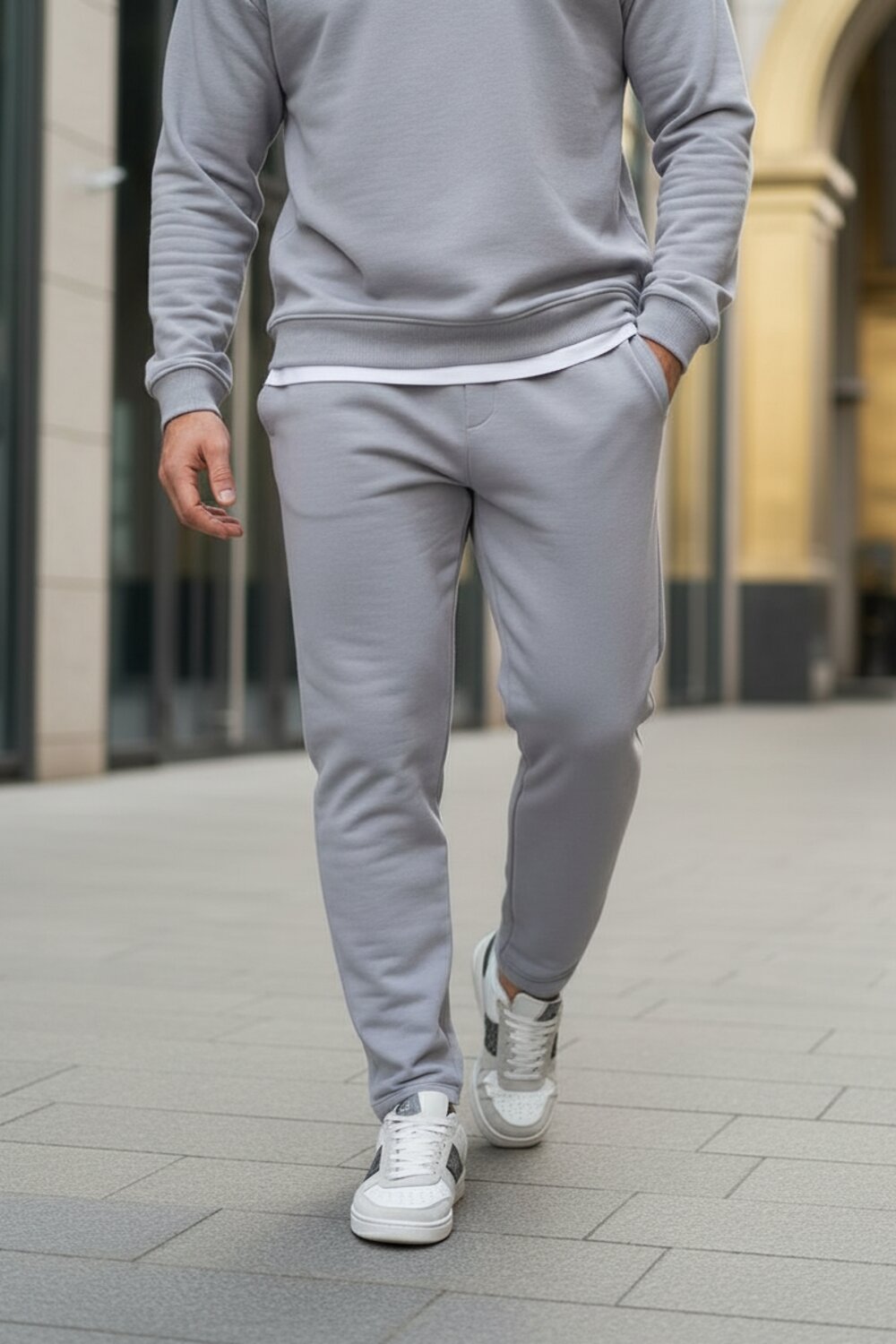 Lika Dress Костюм 569744 10613 Серый/ Белый