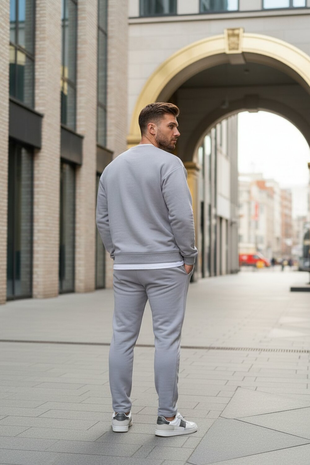 Lika Dress Костюм 569744 10613 Серый/ Белый