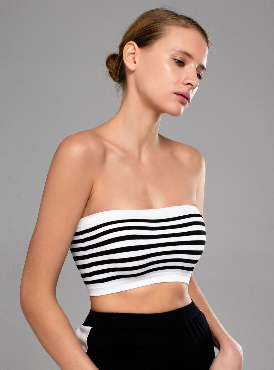 INDEFINI Топ 569760 3090TDJ Черный/Белый