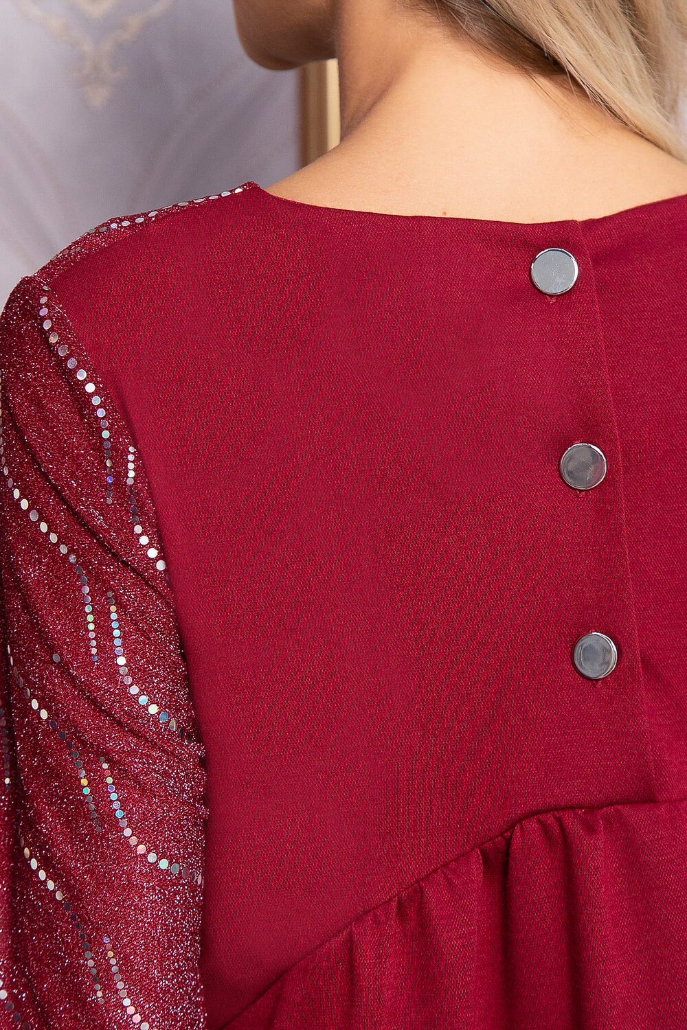 LT Collection Платье 569790 П14827-10М бордовый