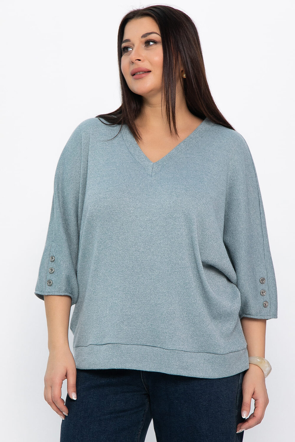 LT Collection Блуза 569792 Б14823-4М зеленый