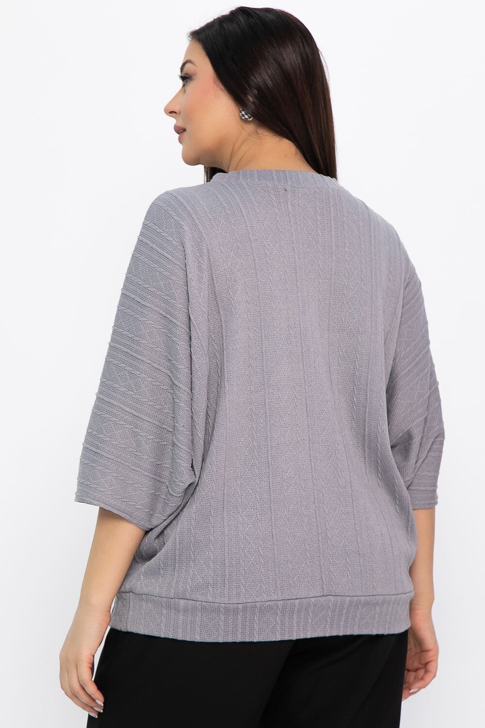 LT Collection Блуза 569795 Б14820-4М серый