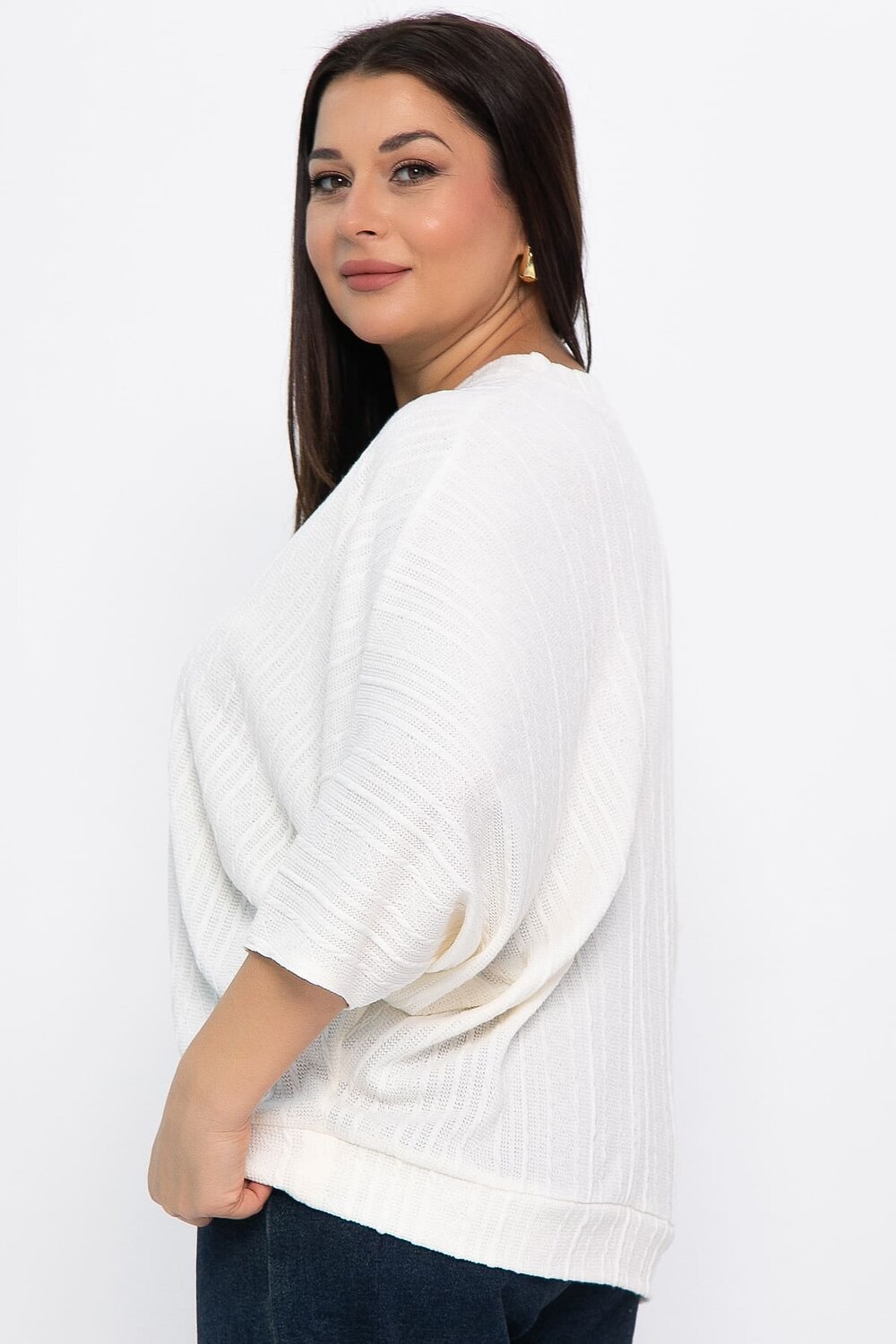 LT Collection Блуза 569796 Б14819-4М молочный