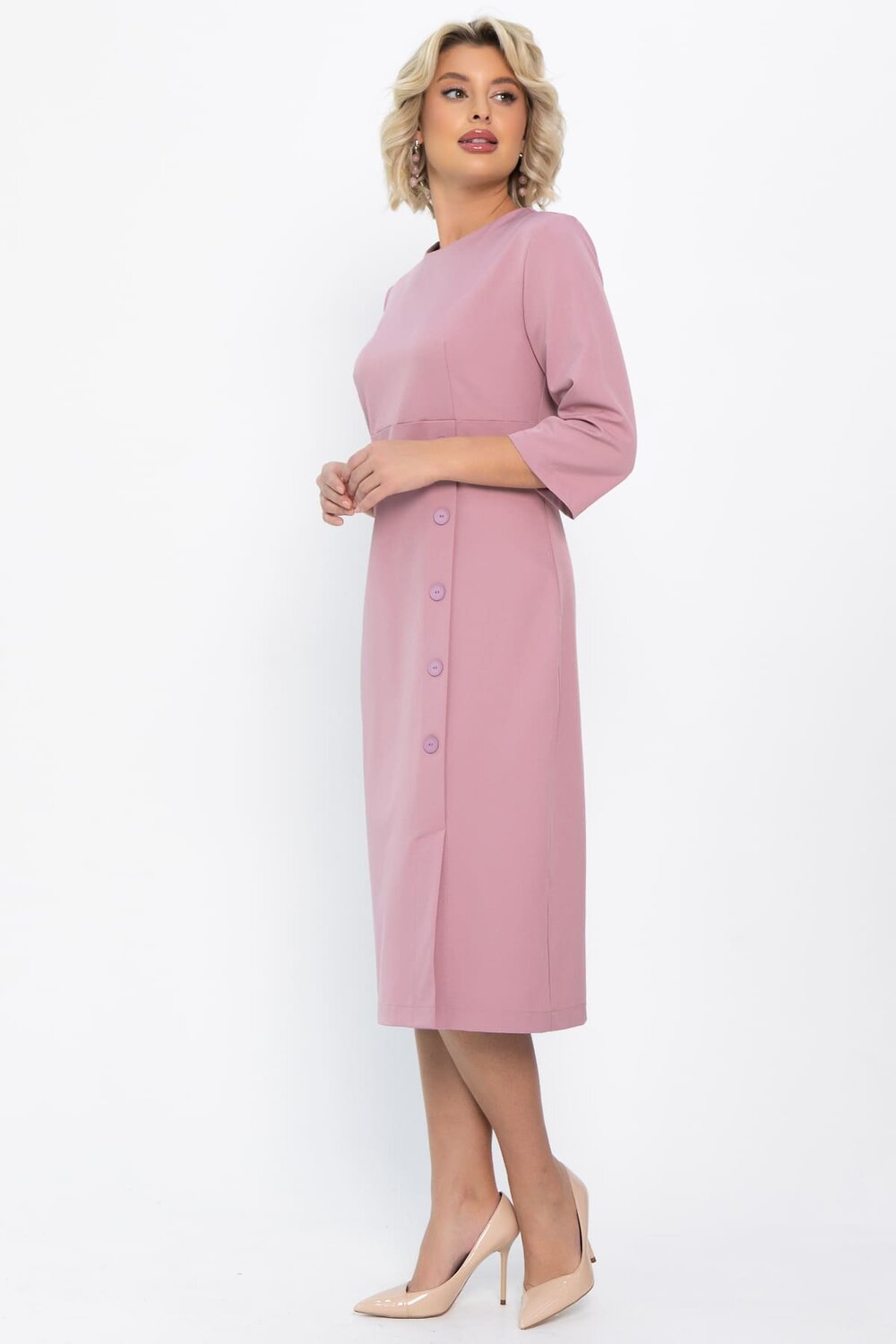 LT Collection Платье 569799 П14812-43М розовый