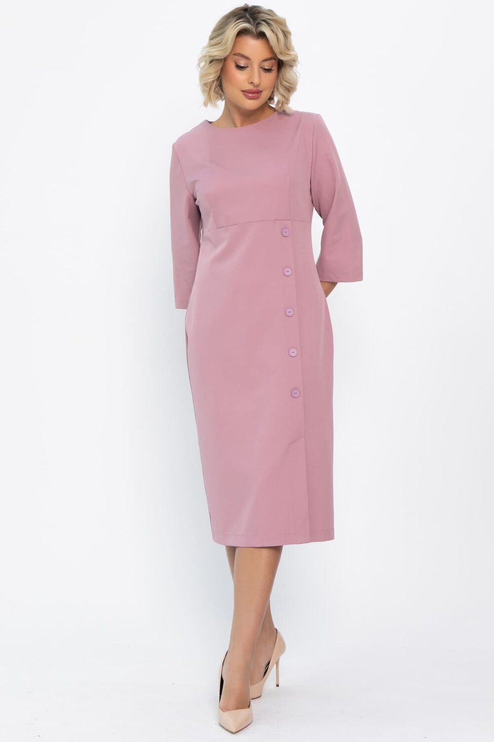 LT Collection Платье 569799 П14812-43М розовый